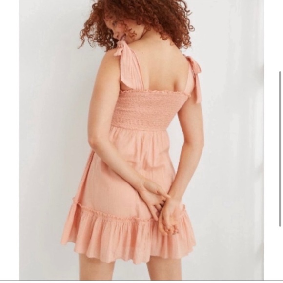 Aerie All Day Smocked Dress - Picture 2 of 7